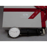 Dim Gray Daniel Wellington Classic Sheffield White Dial Watch 0608DW....New....36mm