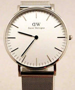 Antique White Daniel Wellington Classic Sheffield White Dial Watch 0608DW....New....36mm