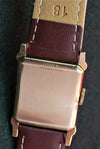 Tan Gruen Curvex Vintage 1940's Calibre 370 Serviced Manual Wind Mens Watch....24mm