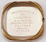 Light Gray Hamilton Swiss Made 17 Jewel Manual Wind Vintage 1968 Mens 10k RGP Watch....30mm