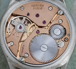 Dark Gray Hermes Paris Classic Manual Wind Silver Dial Stainless Steel Mens Watch....35mm