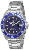 Dark Gray Invicta Pro Diver Stainless Steel Blue Dial Automatic Mens Watch....40mm