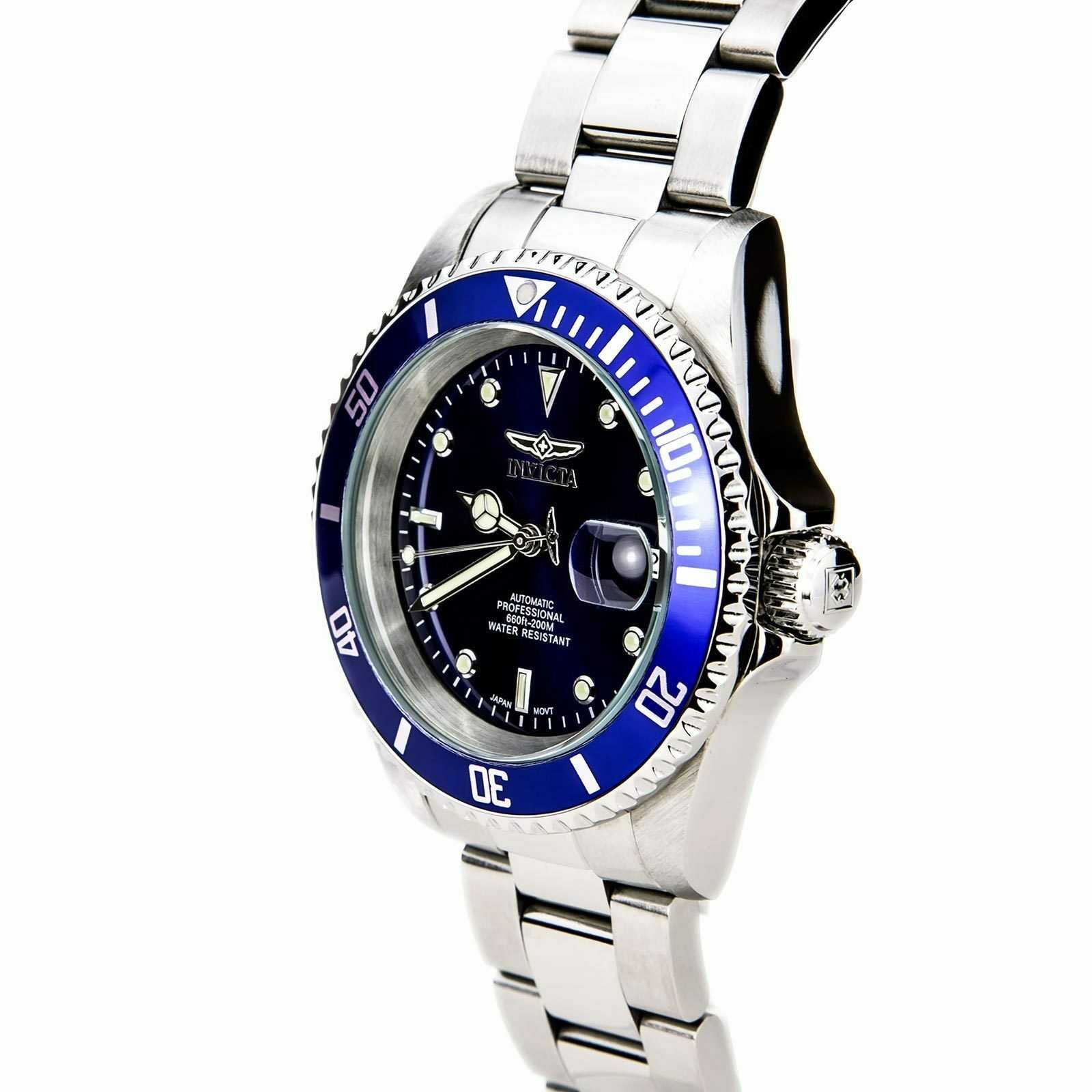 Diver Stainless Steel Blue Dial Automatic Mens Watch....40 – Vincent Palazzolo