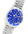 Light Gray Invicta Pro Diver Blue Dial Automatic Date Stainless Steel Mens Watch....42mm