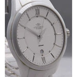 Light Slate Gray Oniss Slim Ceramic Swiss Quartz Men's Watch....43mm