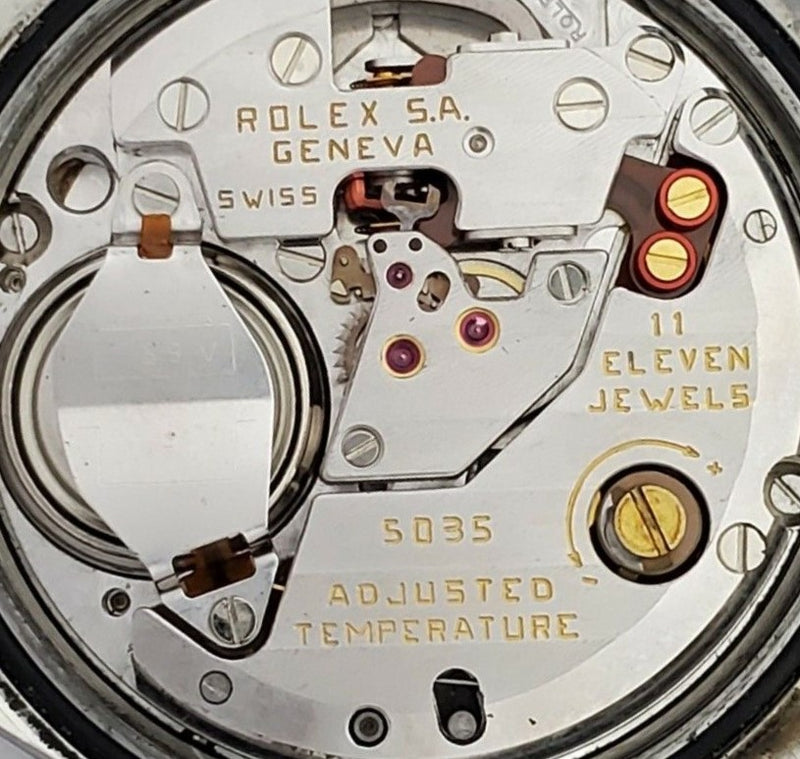 Gray Rolex Oysterquartz Datejust 17013 18k Solid Gold/SS 1985 Mens Watch....36mm