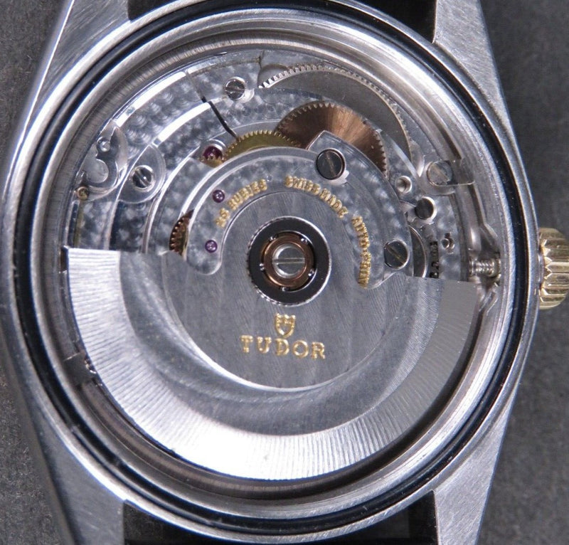 Dim Gray Rolex Tudor Prince Oysterdate 18k Solid Gold Bezel Circa 1996 Mens Watch....34mm
