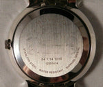 Slate Gray Movado Esperanza 04-1-14-1010 Black Dial SS Mens Quartz Watch 0607057....38mm