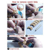 Light Gray Wooden Watch Natural Handmade Walnut Mens/Women Quartz Wristwatch....40mm